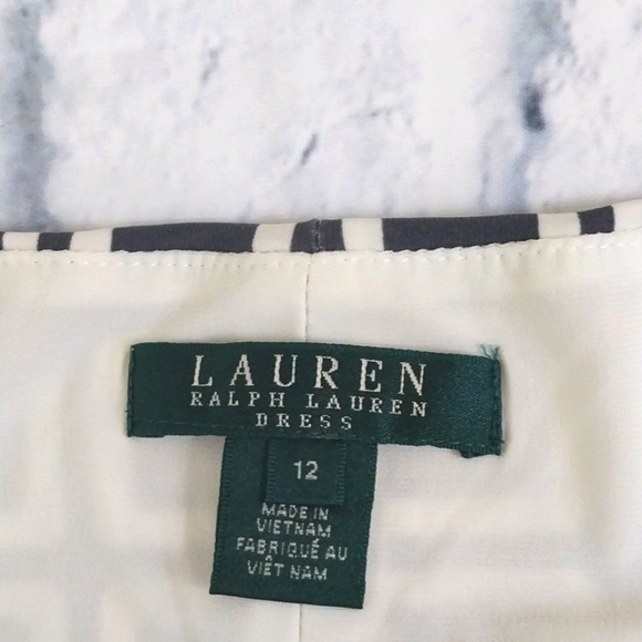 🔵BOGO FREE🔵 Lauren Ralph Lauren Dress w Twist at Waist Sz 12 - Picture 5 of 5